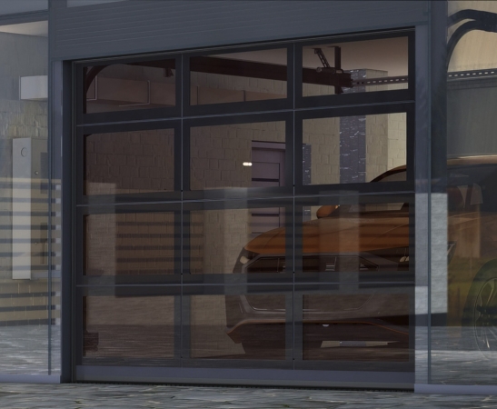 Панорамные ворота Алютех AluPro в Краснодаре